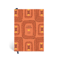 Load image into Gallery viewer, Hardcover Notebook | Orange Pattern