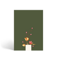 Load image into Gallery viewer, Hardcover Notebook | Floral Green
