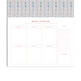 Load image into Gallery viewer, Weekly Desk Planner | Blue Garden