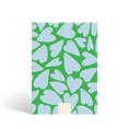 Load image into Gallery viewer, Undated Daily Planner | Hearts Green