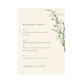 Load image into Gallery viewer, Wedding Menu | Elderflower