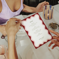 Load image into Gallery viewer, Wedding Menu | Groovy Scallop