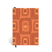 Hardcover Notebook | Orange Pattern