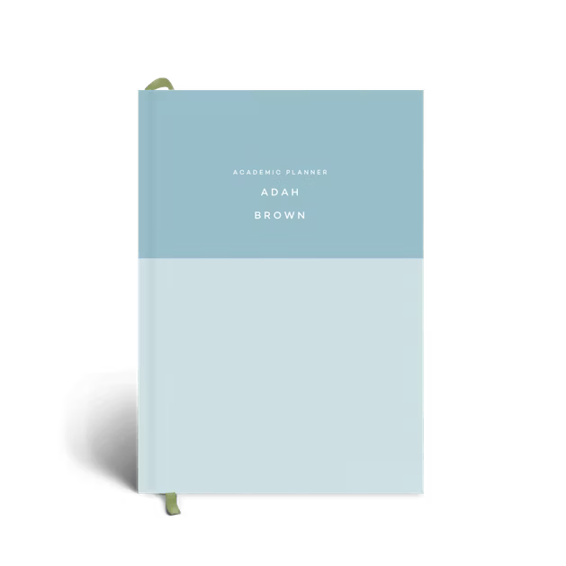 Academic Year Planner | Colorblock Baby Blue