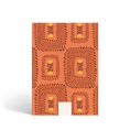 Load image into Gallery viewer, Hardcover Notebook | Orange Pattern
