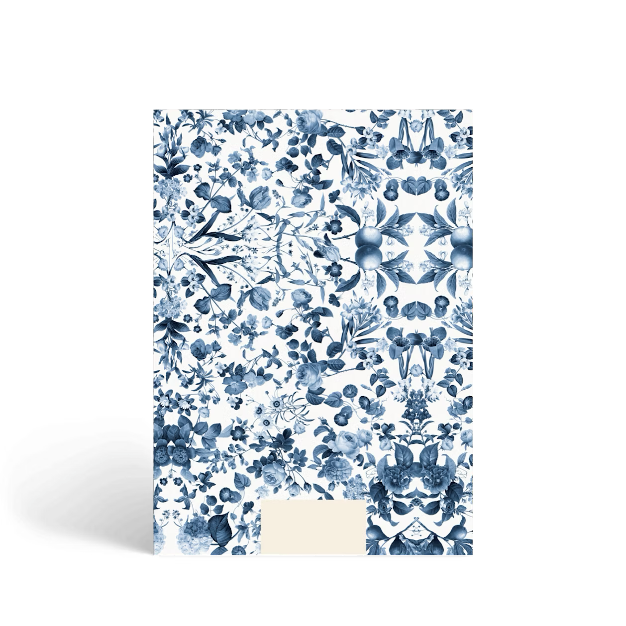 Undated Daily Planner | Blue Foral