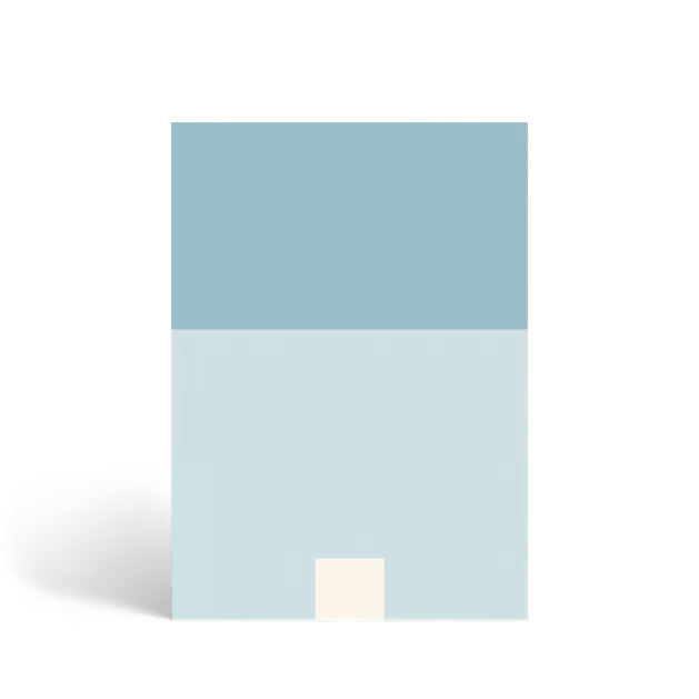 Academic Year Planner | Colorblock Baby Blue