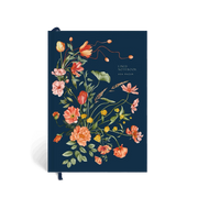 Hardcover Notebook | Floral Navy