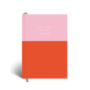 Academic Year Planner | Colorblock Cherry Red