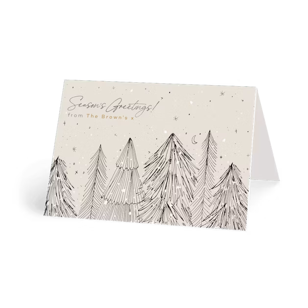 Holiday Card | Greetings Treeline