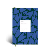 Undated Daily Planner | Hearts Dark Emerald