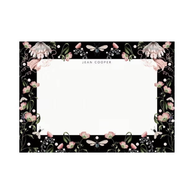 Notecards | Dark Floral