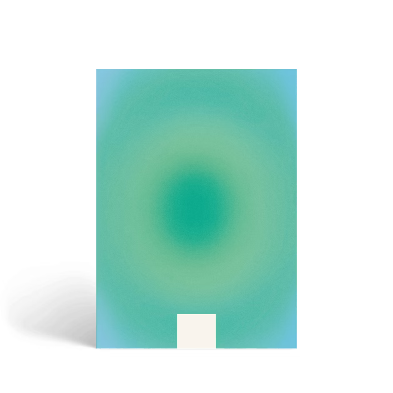 Hardcover Notebook | Teal Gradient