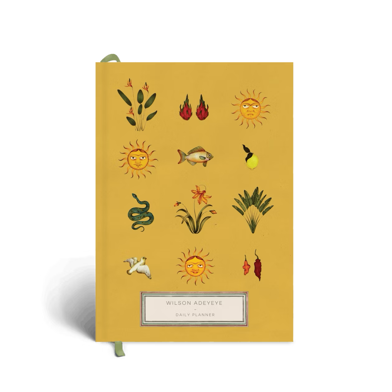 Undated Daily Planner | Vintage Mustard