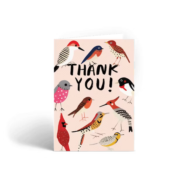 Thank You Card | Feathered Friends