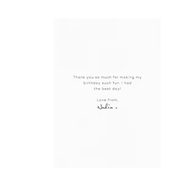 Thank You Card | Feathered Friends