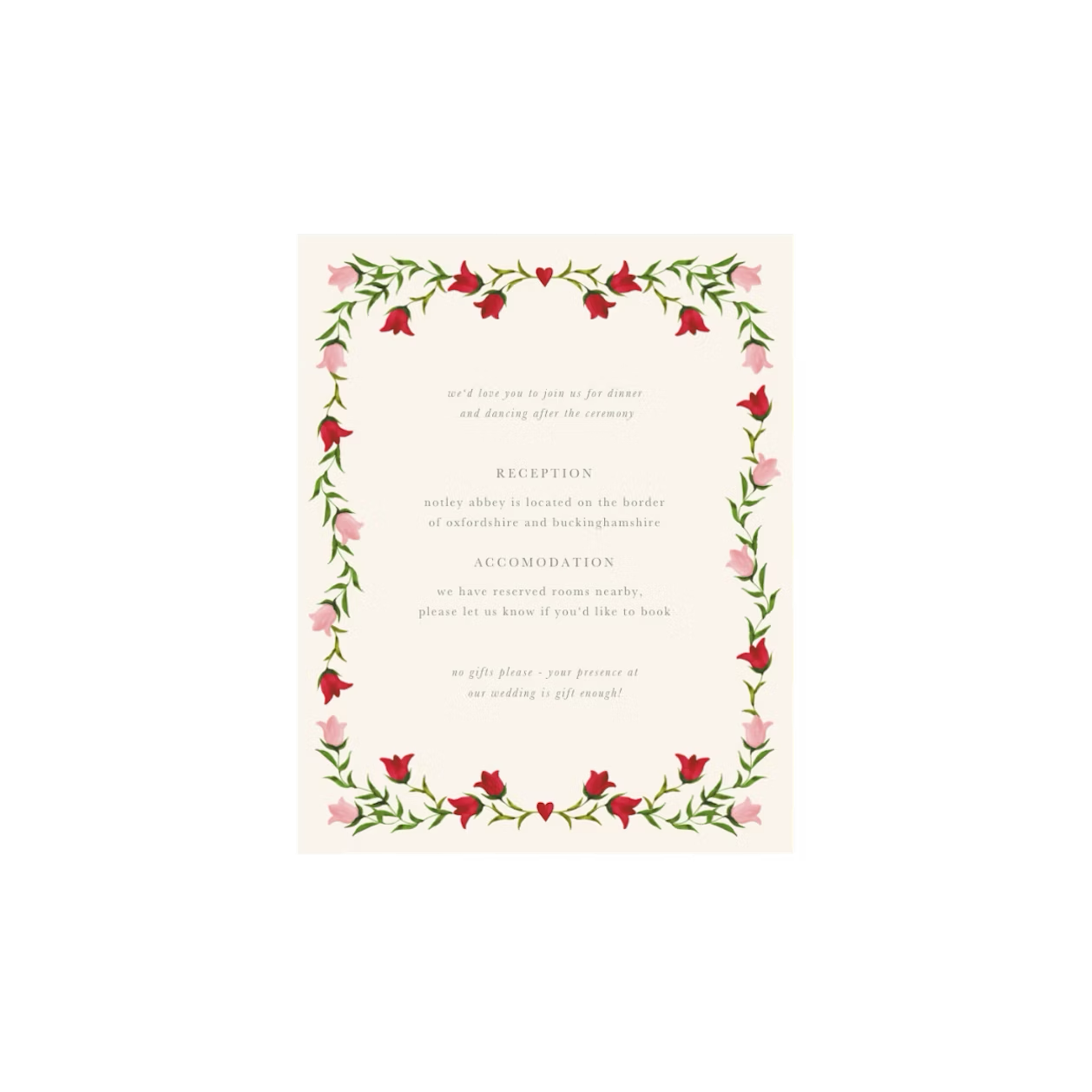 Wedding Invitation | Country Summer