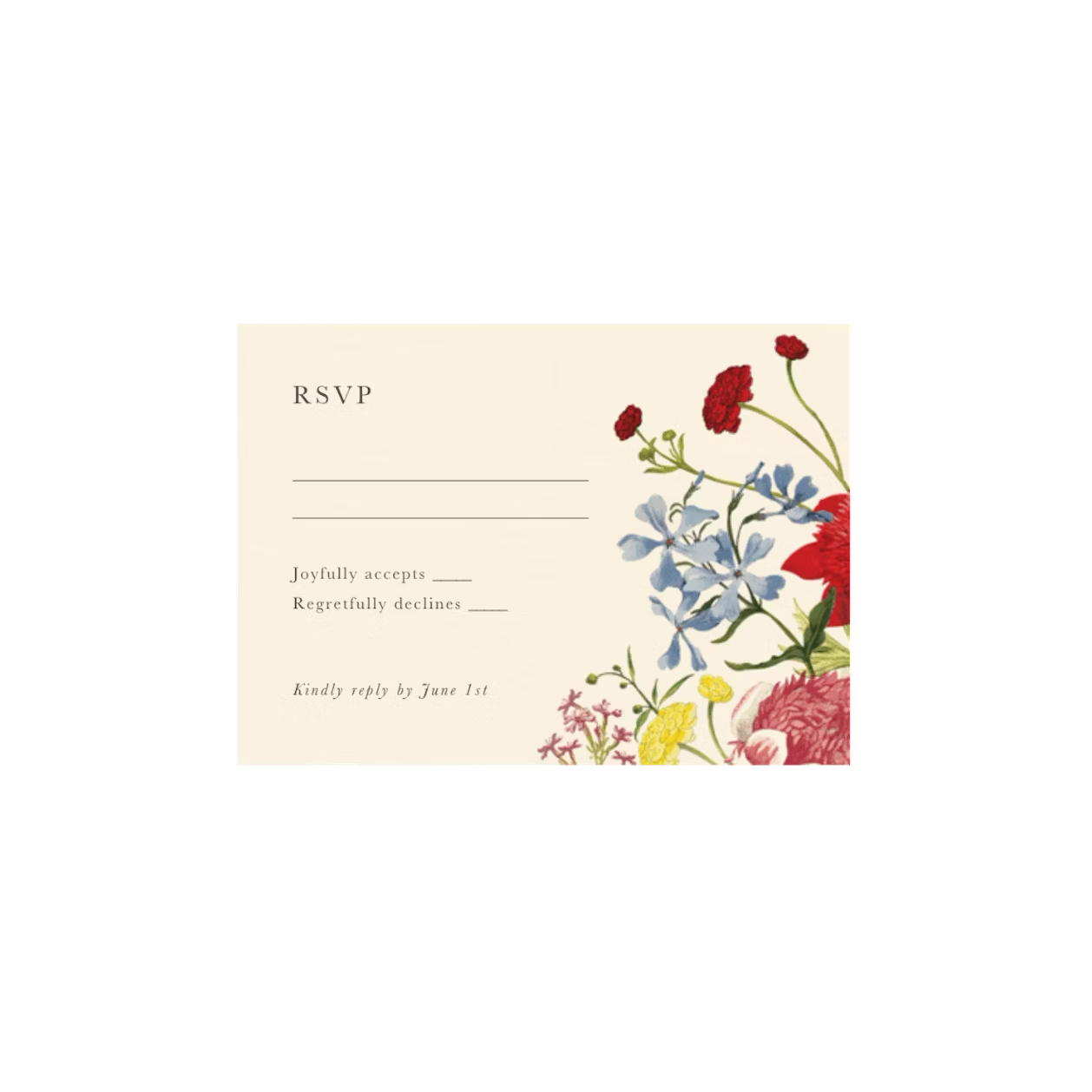 Wedding Invitation | Wildflowers