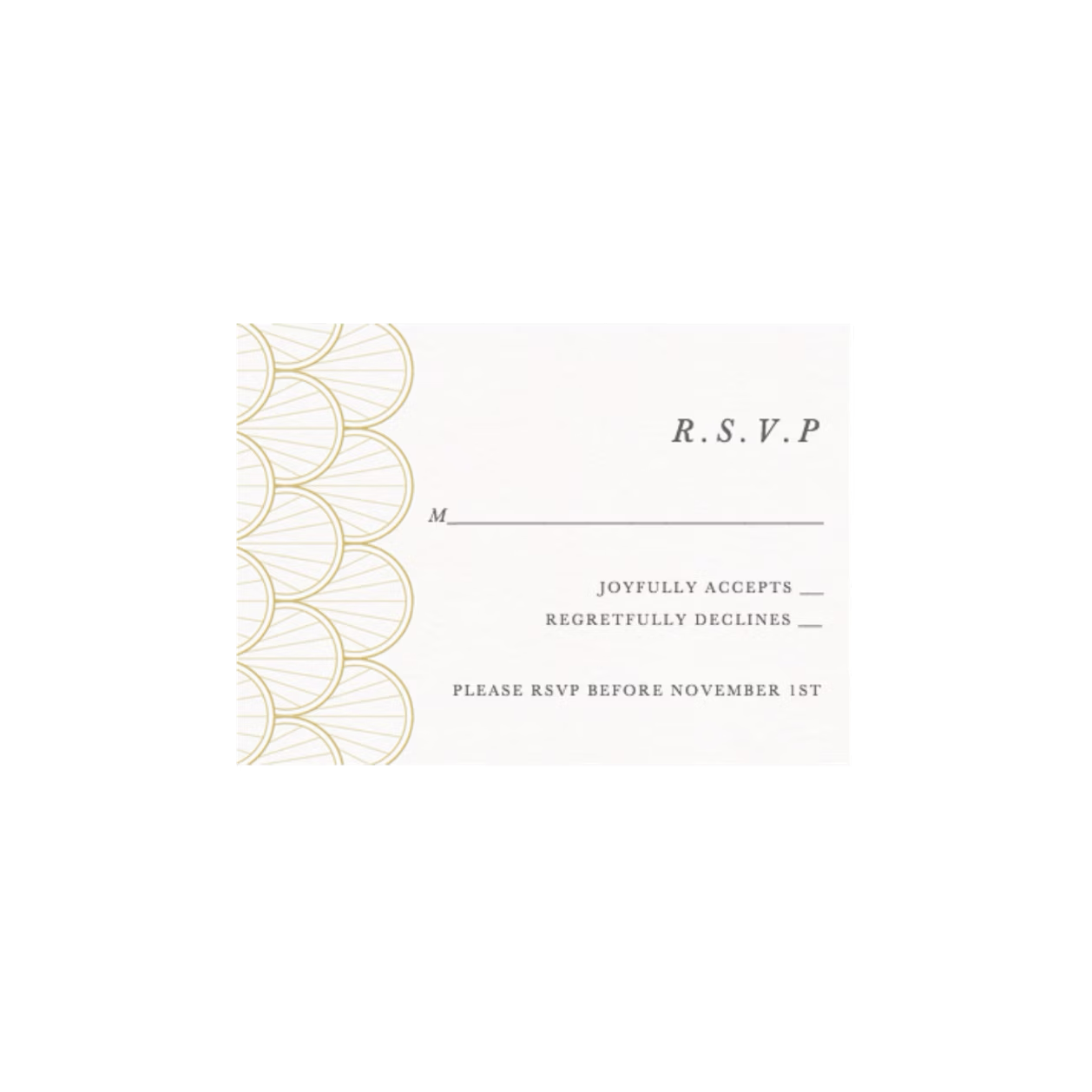 Wedding Invitation | Art Deco