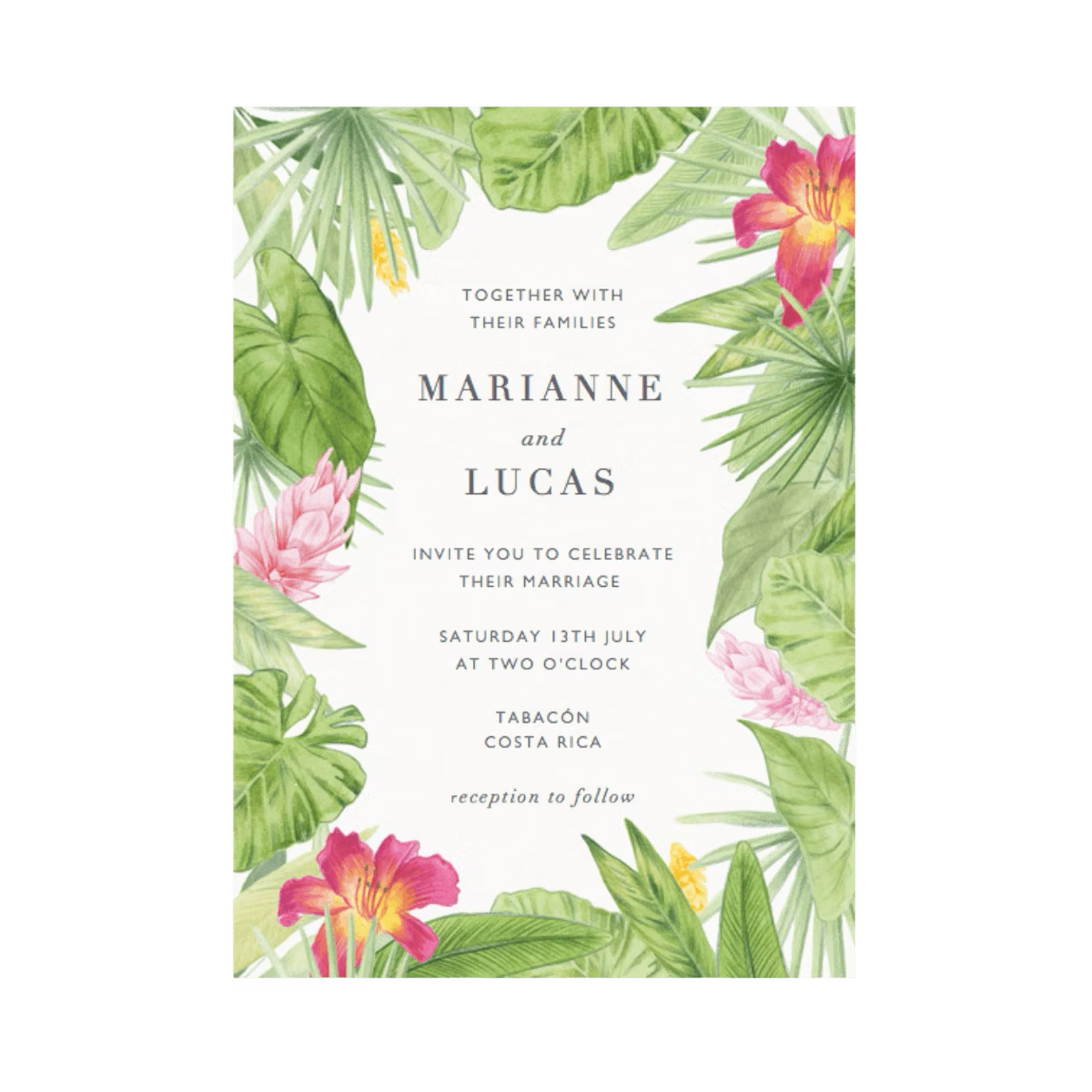 Wedding Invitation | Palm Beach