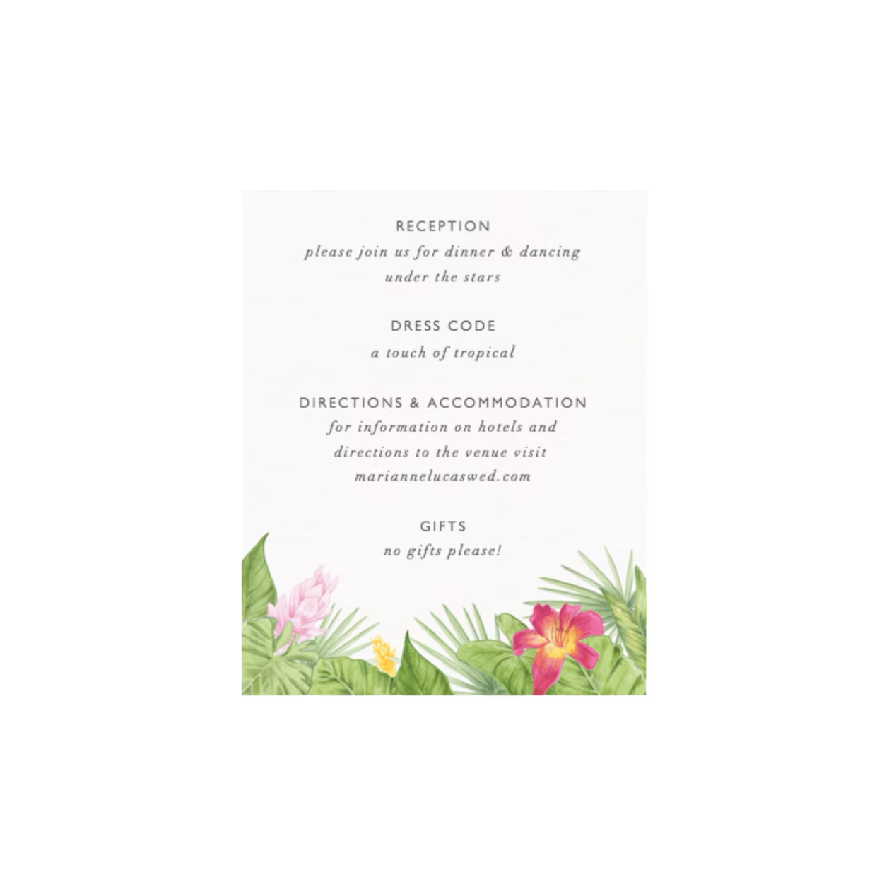 Wedding Invitation | Palm Beach