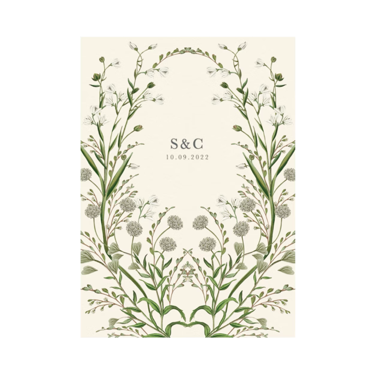 Wedding Menu | Elderflower
